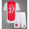 Ajax Josip Sutalo #37 Hemmaställ Barn 2024-25 Korta ärmar (+ Korta byxor)